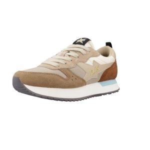 Buty SUN68 SCPZ43209 Jasnobrązowy. Brązowe buty trekkingowe SUN68, z tkaniny, bez zapięcia. Za 276,99 zł.