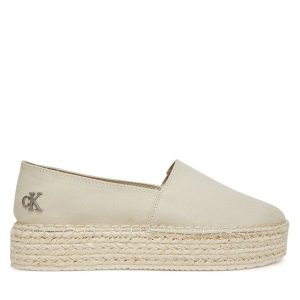 Espadryle Calvin Klein Jeans. Espadryle Calvin Klein Jeans, bez wzorów, z jeansu, bez obcasa. Za 239,99 zł.
