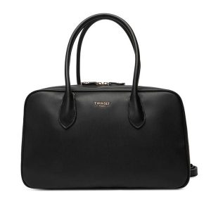 Torebka TWINSET. Czarne torebki klasyczne Twinset, bez wzorów, bez dodatków. Za 699,99 zł.