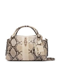 Guess Torebka Yvonne HWKG23 29060 Szary. Szare kuferki Guess, z aplikacjami, ze skóry, bez dodatków. Za 634,99 zł.