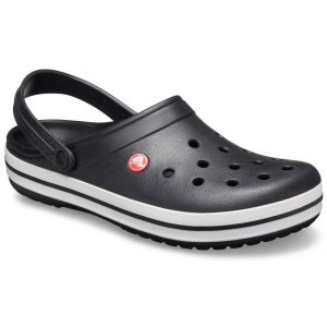 Crocs Damskie Buty Chodaki Klapki Crocband 11016 Clog. Białe klapki Crocs, bez wzorów, z materiału, bez obcasa. Za 289,99 zł.