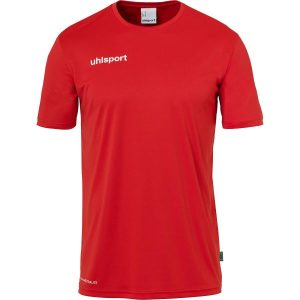 Koszulka Uhlsport Essential. Czarne bluzki Uhlsport, bez wzorów, sportowe, bez kołnierzyka, bez ramiączek. Za 125,50 zł.