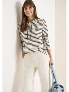 Cecil Bluza w kolorze kremowo-brązowym rozmiar: M. Brązowe bluzy Cecil, m, bez wzorów, bez kaptura. Za 105,38 zł.