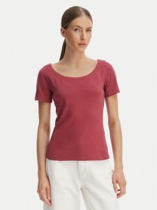 Weekend Max Mara T-Shirt Multig 2615941122 Czerwony Regular Fit. Czerwone t-shirty Weekend Max Mara, xl, bez wzorów, z bawełny, bez kołnierzyka, bez ramiączek. Za 259,99 zł.