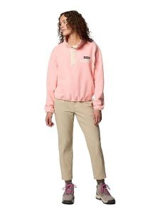 Columbia Bluza polarowa "Helvetia II" w kolorze jasnoróżowym rozmiar: L. Różowe bluzy Columbia, l, bez wzorów, z polaru, bez kaptura. Za 106,13 zł.