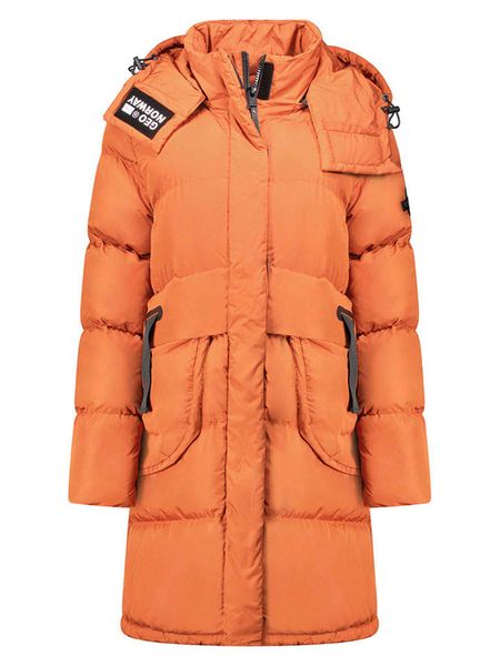 Geographical Norway Kurtka zimowa "Dalmira" w kolorze pomarańczowym rozmiar: 3XL. Pomarańczowe kurtki Geographical Norway, na zimę, xl, bez wzorów, z puchu, bez kaptura. Za 335,82 zł.
