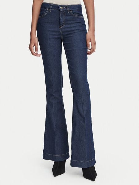 Rinascimento Jeansy CFC0129957003 Niebieski Bootcut Fit. Niebieskie jeansy Rinascimento, bez wzorów, z bawełny. Za 469,99 zł.