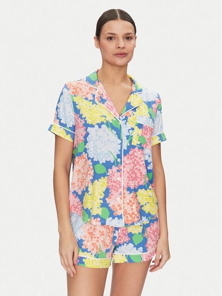 Kate Spade Piżama KSI12736 Kolorowy Regular Fit. Piżamy Kate Spade, bez wzorów, z syntetyku, bez ramiączek. Za 209,99 zł.