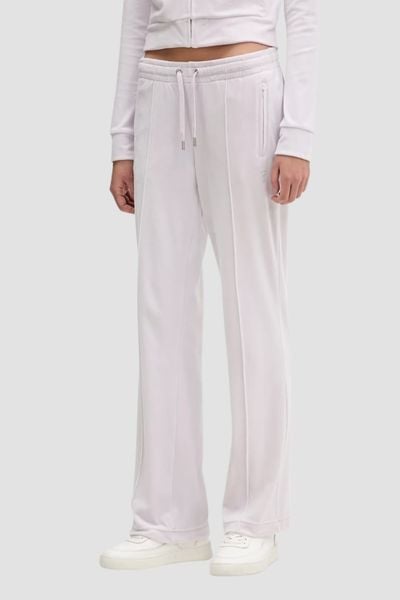 JUICY COUTURE Różowe spodnie dresowe damskie z cyrkoniami Tina Outline, Rozmiar XS. Czerwone spodnie dresowe Juicy Couture, s, bez wzorów, z dresówki. W wyprzedaży za 261,99 zł.