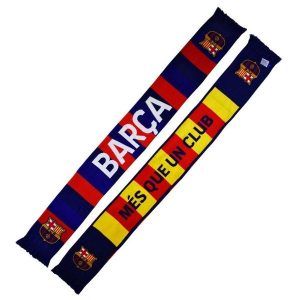 FC Barcelona szalik kibica dwustronny Double Knitted Scarf N27 wielokolorowy. Szaliki FC BARCELONA, bez wzorów. Za 99,00 zł.