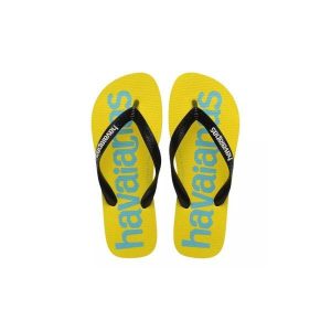 Japonki Havaianas Top Logomania 2 white /. Żółte klapki Havaianas, bez wzorów, z gumy, bez obcasa. Za 119,99 zł.