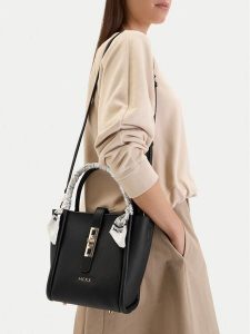 MEXX Torebka EO-MEXX-B-003-09 Czarny. Czarne kuferki Mexx, bez wzorów, z materiału, bez dodatków. Za 279,99 zł.