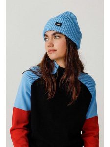 SKFK Czapka beanie "Zala" w kolorze błękitnym rozmiar: onesize. Niebieskie czapki SKFK, bez wzorów, z bawełny. Za 104,99 zł.