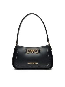 LOVE MOSCHINO Torebka JC4062PP1ML1100A Czarny. Czarne torebki klasyczne LOVE MOSCHINO, bez wzorów, ze skóry, bez dodatków. Za 629,99 zł.