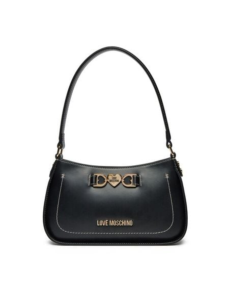 LOVE MOSCHINO Torebka JC4062PP1ML1100A Czarny. Czarne torebki klasyczne LOVE MOSCHINO, bez wzorów, ze skóry, bez dodatków. Za 629,99 zł.