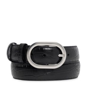 Pasek Damski GINO ROSSI. Czarne paski Gino Rossi, bez wzorów. Za 99,99 zł.