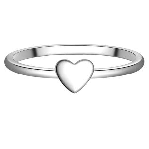 Trilani Pierscionek Serce z Srebra Sterling w srebrze Pierścionki 1 ct Damski. Szare pierścionki Trilani, srebrne. Za 159,99 zł.