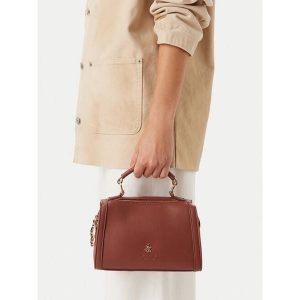 Torebka Beverly Hills Polo Club. Brązowe kuferki Beverly Hills Polo Club, bez wzorów, bez dodatków. Za 189,99 zł.