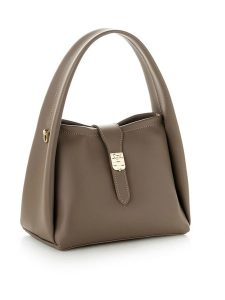 Vince Camuto Torebka "Turin" w kolorze szarobrązowym - 25 x 19 x 14 cm rozmiar: onesize. Brązowe torebki klasyczne Vince Camuto, bez wzorów, z materiału, przez ramię, bez dodatków. Za 148,26 zł.