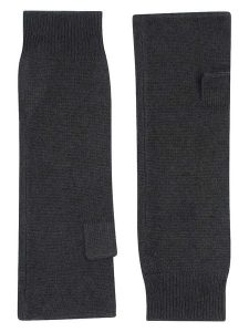 AUTHENTIC CASHMERE Kaszmirowe mitenki "Serre" w kolorze szarym rozmiar: onesize. Szare rękawiczki AUTHENTIC CASHMERE, bez wzorów, z kaszmiru. Za 187,52 zł.