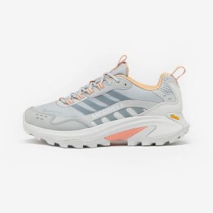 Buty turystyczne damskie Merrell Speed Remix GTX wodoodporne. Brązowe buty trekkingowe Merrell, z gore-texu, bez zapięcia. Za 699,99 zł.