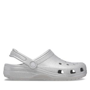 Klapki Crocs. Białe klapki Crocs, bez wzorów, bez obcasa. Za 109,99 zł.