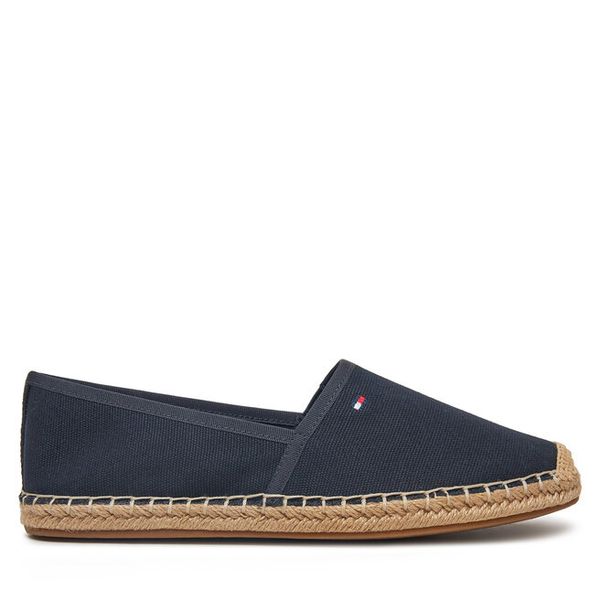 Espadryle Tommy Hilfiger. Niebieskie espadryle TOMMY HILFIGER, bez wzorów, bez obcasa. Za 159,99 zł.