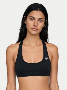 Roxy Góra od bikini Essential ERJX305659 Czarny. Czarne bikini Roxy, bez wzorów, z syntetyku. Za 149,99 zł.