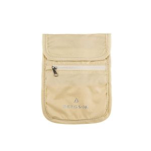 Saszetka turystyczna Passport Pouch. Brązowe nerki i saszetki BERGSON, bez wzorów, z materiału. Za 47,99 zł.