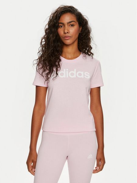 adidas T-Shirt Essentials Slim Logo T-Shirt GL0771 Różowy Slim Fit -  Czerwone t-shirty ADIDAS, s, bez wzorów, z bawełny, bez kołnierzyka, bez  ramiączek. Za 79,99 zł. - T-shirty - Bluzki i t-shirty -