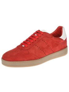 Cinque Skórzane sneakersy "Lucia" w kolorze czerwonym rozmiar: 38. Czerwone trampki Cinque, bez wzorów, bez zapięcia. Za 280,44 zł.