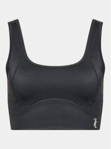 Juicy Couture Biustonosz top Lazlo JCSN222001 Czarny. Czarne biustonosze Juicy Couture, xs, bez wzorów, z syntetyku, bez kołnierzyka, bez ramiączek. Za 179,99 zł.
