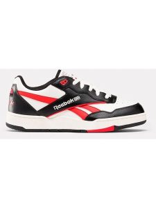 Reebok Skórzane sneakersy "BB 4000 II" w kolorze biało-czarno-czerwonym rozmiar: 38,5. Białe trampki Reebok, bez wzorów, bez zapięcia. Za 331,84 zł.