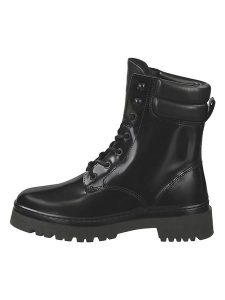 GANT Footwear Skórzane botki "Aligrey" w kolorze czarnym rozmiar: 39. Czarne botki GANT Footwear, bez wzorów, ze skóry, bez obcasa, bez zapięcia. Za 410,41 zł.