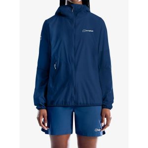 Kurtka przeciwwiatrowa damska Berghaus Pendower Wind Jkt Af. Niebieskie kurtki Berghaus, bez wzorów, z softshellu, bez kaptura. Za 500,49 zł.