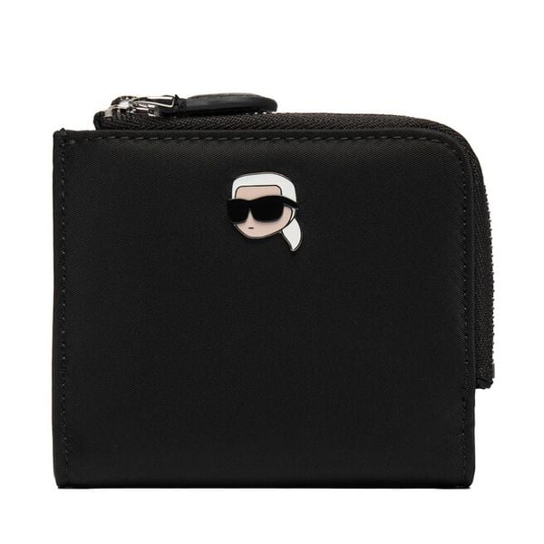 Portfel KARL LAGERFELD. Czarne portfele KARL LAGERFELD, bez wzorów. Za 339,99 zł.