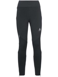 Odlo Legginsy "Ceramiwarm" w kolorze czarnym do biegania rozmiar: S. Czarne legginsy ODLO, bez wzorów, z materiału, z podwyższonym stanem. Za 276,71 zł.