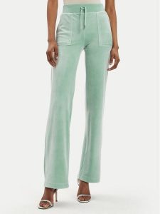 Juicy Couture Spodnie dresowe Del Ray JCAP180 Niebieski Regular Fit. Niebieskie spodnie dresowe Juicy Couture, l, bez wzorów, z dresówki. Za 419,99 zł.