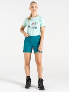 Dare 2b Szorty funkcyjne "Melodic II" w kolorze turkusowym rozmiar: 34. Niebieskie spodenki sportowe Dare 2b, bez wzorów, z materiału, outdoorowe. Za 80,70 zł.