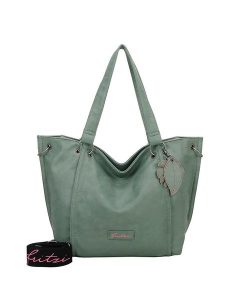 Fritzi aus Preußen Shopper bag w kolorze miętowym - 54 x 33,5 x 12,5 cm rozmiar: onesize. Zielone shopper bag Fritzi aus Preußen, bez wzorów, z materiału, na ramię, bez dodatków. Za 190,18 zł.