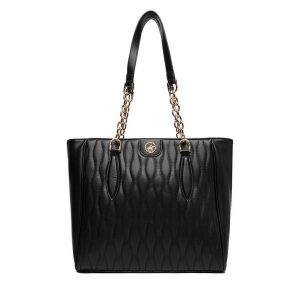 Torebka Beverly Hills Polo Club. Czarne shopper bag Beverly Hills Polo Club, bez wzorów, bez dodatków. Za 279,99 zł.