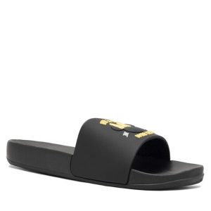 Klapki Mickey&Friends. Czarne klapki Mickey&Friends, bez wzorów, bez obcasa. Za 59,99 zł.