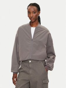 Noisy May Kurtka bomber Kirby 27028805 Szary Regular Fit. Szare kurtki Noisy may, m, bez wzorów, z syntetyku, bez kaptura. Za 159,99 zł.