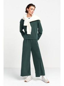 Rich&Royal Koszulka w kolorze zielonym rozmiar: M. Zielone bluzki Rich&Royal, m, bez wzorów, bez kołnierzyka, bez ramiączek. Za 162,11 zł.