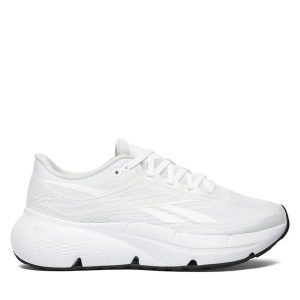 Sneakersy Reebok. Białe buty sportowe Reebok, bez wzorów, bez zapięcia, do biegania. Za 269,99 zł.