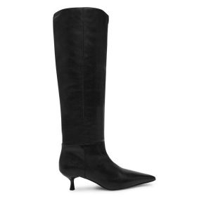 Kozaki Vagabond Shoemakers. Czarne kozaki Vagabond Shoemakers, bez wzorów, bez obcasa, na szpilce, bez zapięcia. Za 759,99 zł.