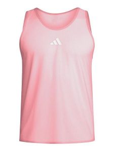 Adidas Top funkcyjny w kolorze jasnoróżowym rozmiar: XXL. Różowe topy ADIDAS, xxl, bez wzorów, bez kołnierzyka, bez ramiączek. Za 37,03 zł.