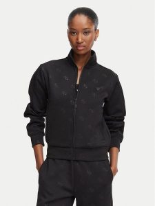 Guess Bluza V6YQ12 K4297 Czarny Regular Fit. Czarne bluzy Guess, xxs, z aplikacjami, z syntetyku, bez kaptura. Za 344,99 zł.