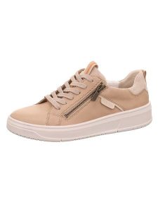 Legero Skórzane sneakersy "Rejoise" w kolorze beżowym rozmiar: 42. Brązowe trampki Legero, bez wzorów, bez zapięcia. Za 355,45 zł.