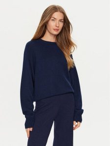 ViCOLO Sweter 77012S Granatowy Regular Fit. Niebieskie swetry klasyczne ViCOLO, s, z kaszmiru, bez kołnierzyka. Za 597,99 zł.